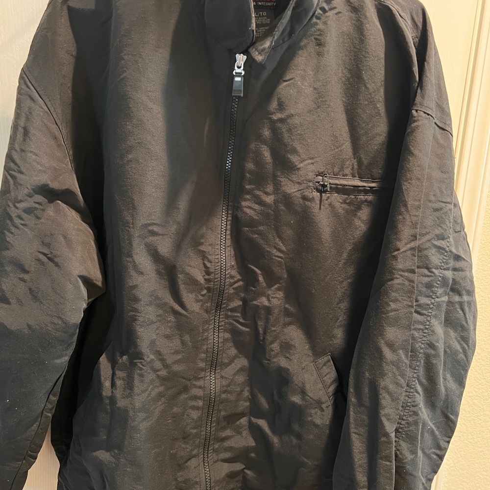 Roots Black Windbreaker Lightweight Jacket